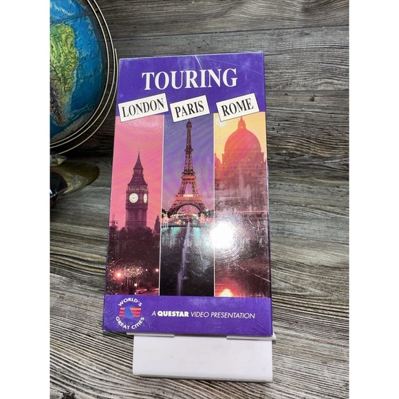 Touring London - Paris - Rome (VHS, 1998)‎ BRAND NEW - Picture 1 of 4